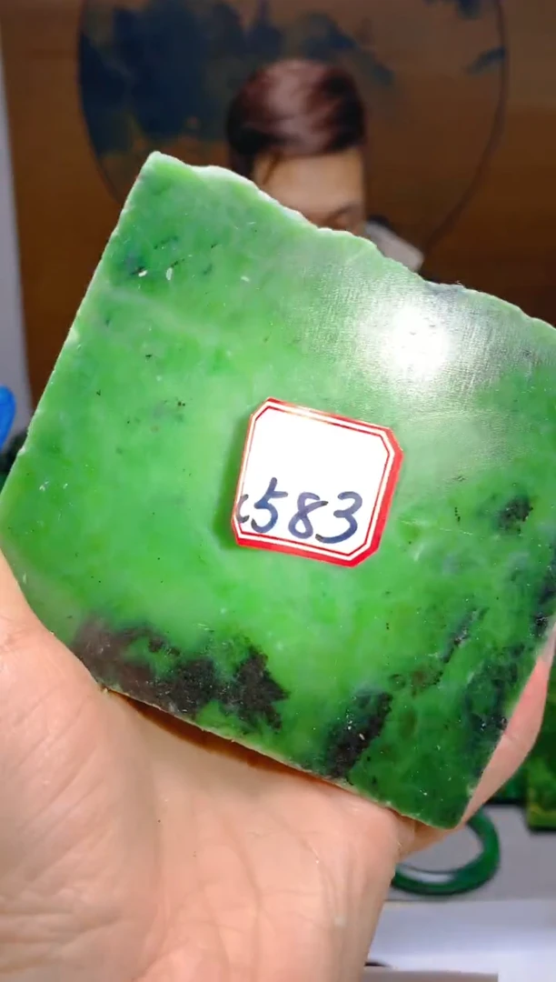 【闪购商品】和田玉（碧玉）珠宝半成品未镶嵌1