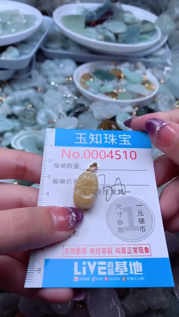 翡翠未镶嵌吊坠(不含链)4510