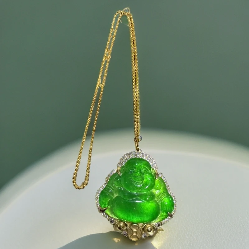 【百世璀璨 尽耀光芒】绿龙肽吊坠A357