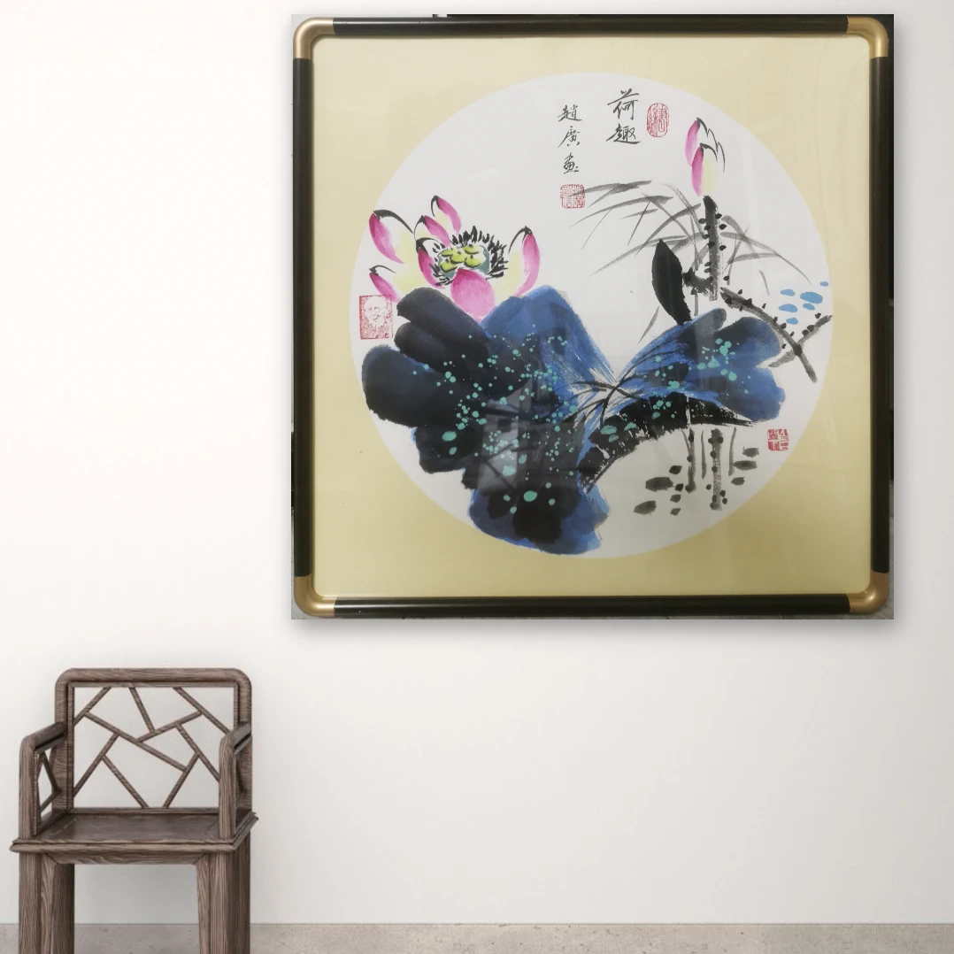 荷趣  客厅 餐厅 卧室 摆台 悬挂 字画