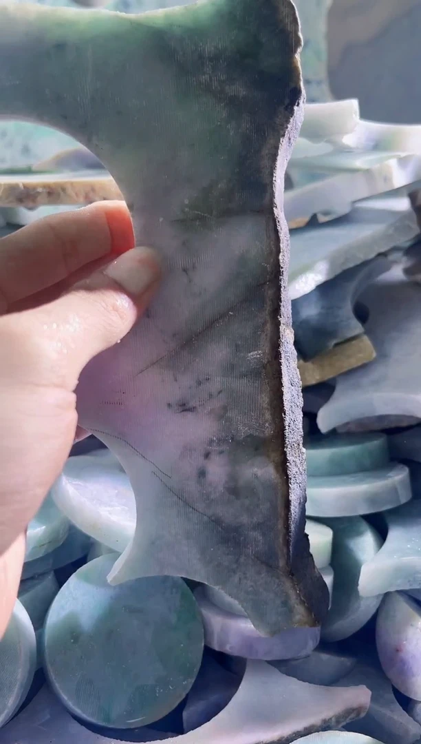 裸石翡翠缅甸翡翠A货陈184
