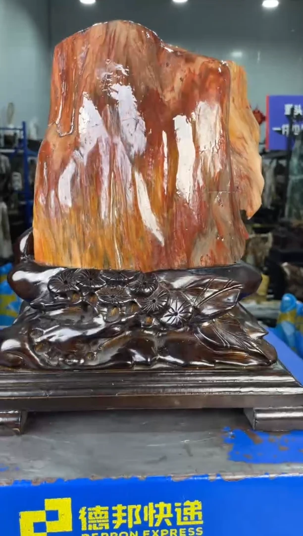 【闪购商品】硅化玉摆件未镶嵌59