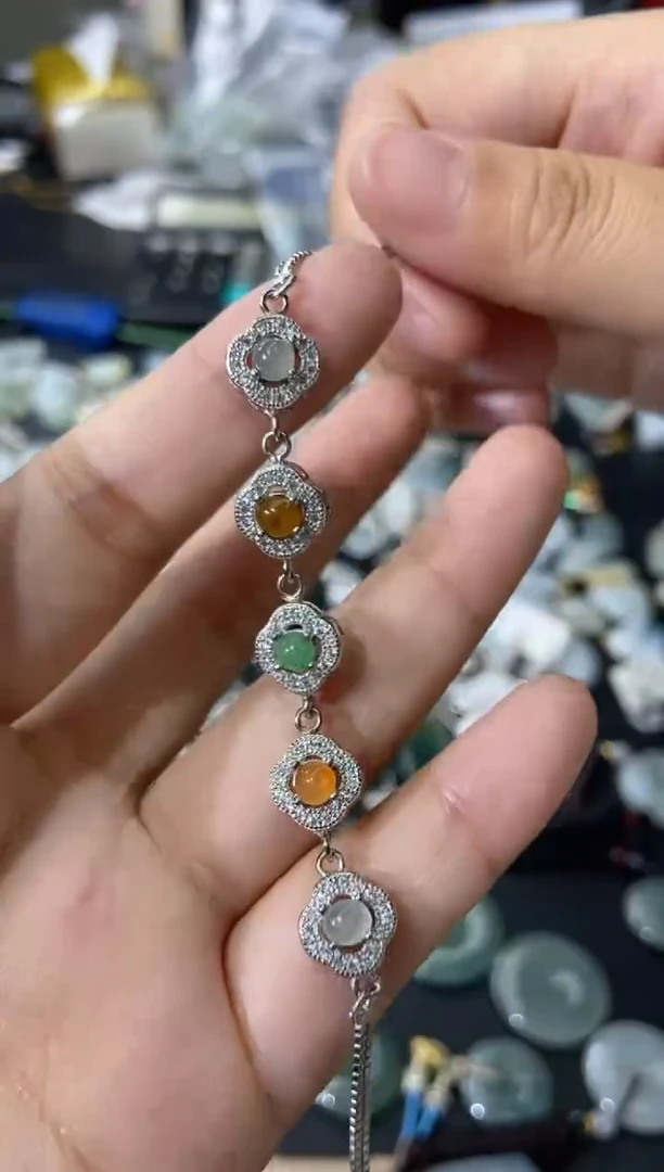 未镶嵌手链翡翠天然翡翠A货131