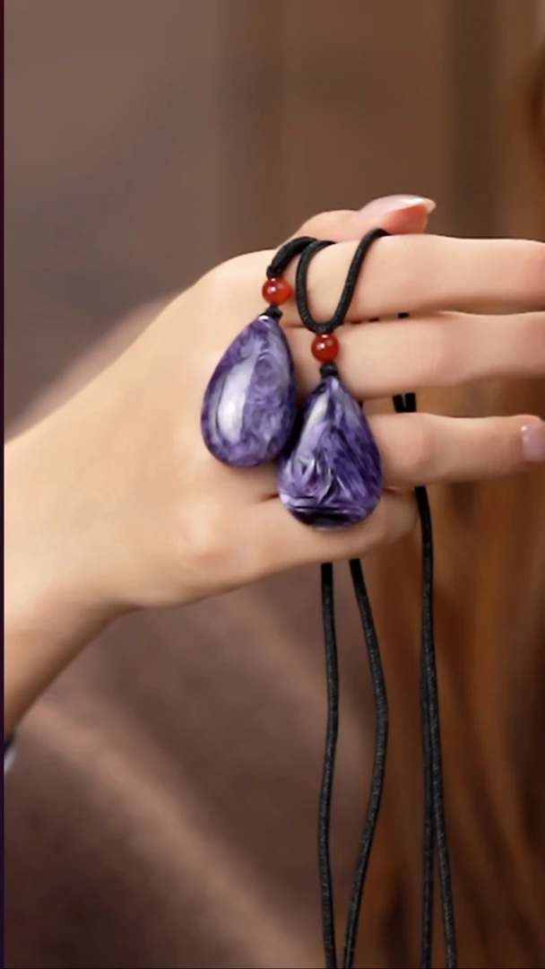 未镶嵌查罗石吊坠不退不换 工厂抛货 多样性发其1/////