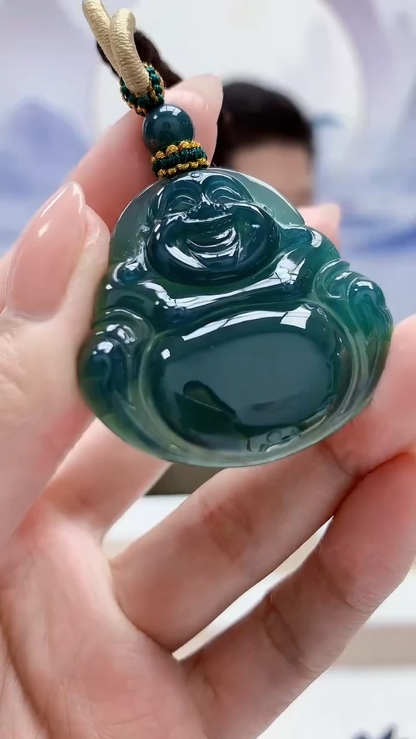 未镶嵌定制翡翠4917MM-毛货挂件30
