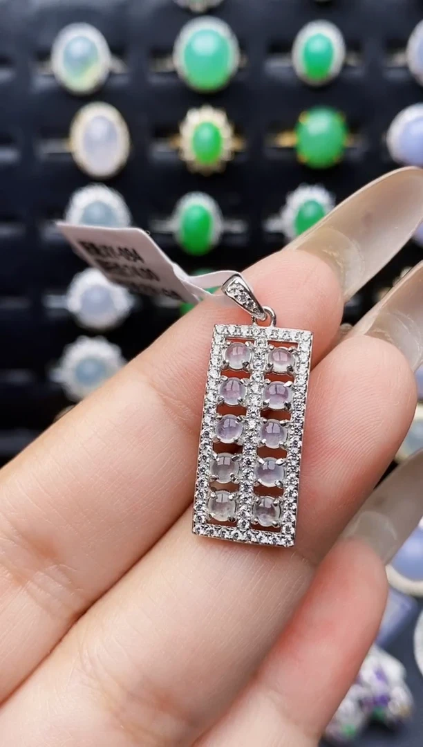 银S925镶嵌戒指翡翠1487