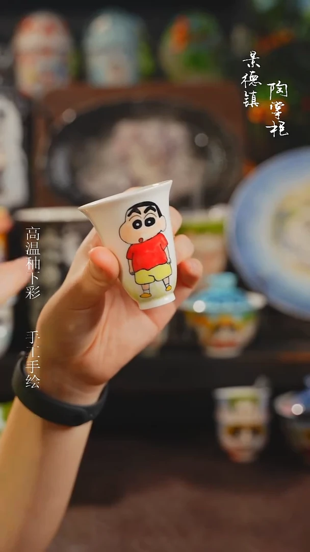 景德镇高温釉下彩纯手工手绘