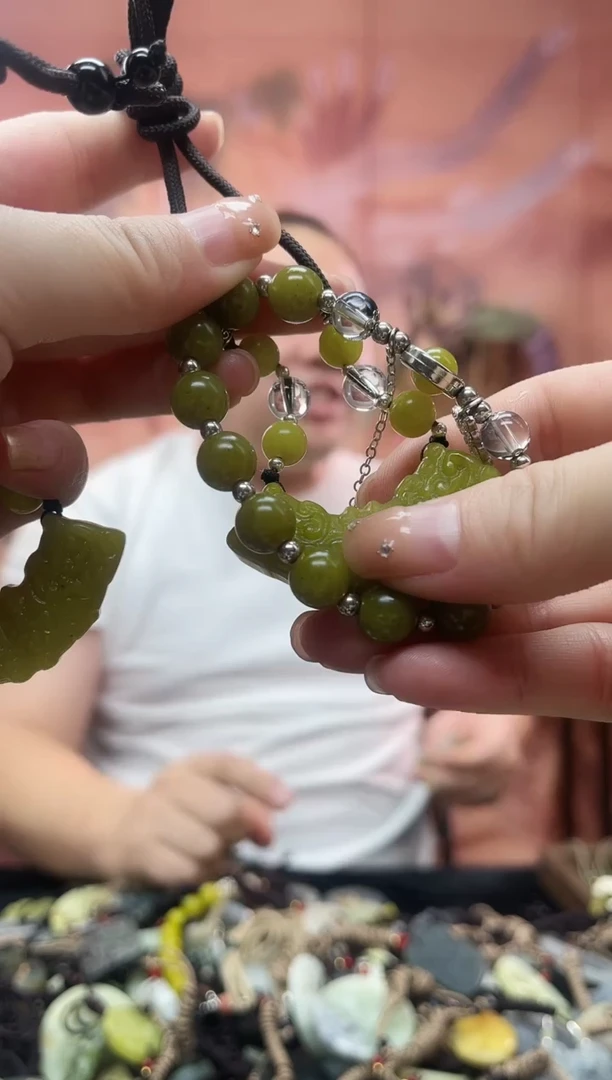 未镶嵌岫玉吊坠多样性发货拍一发一