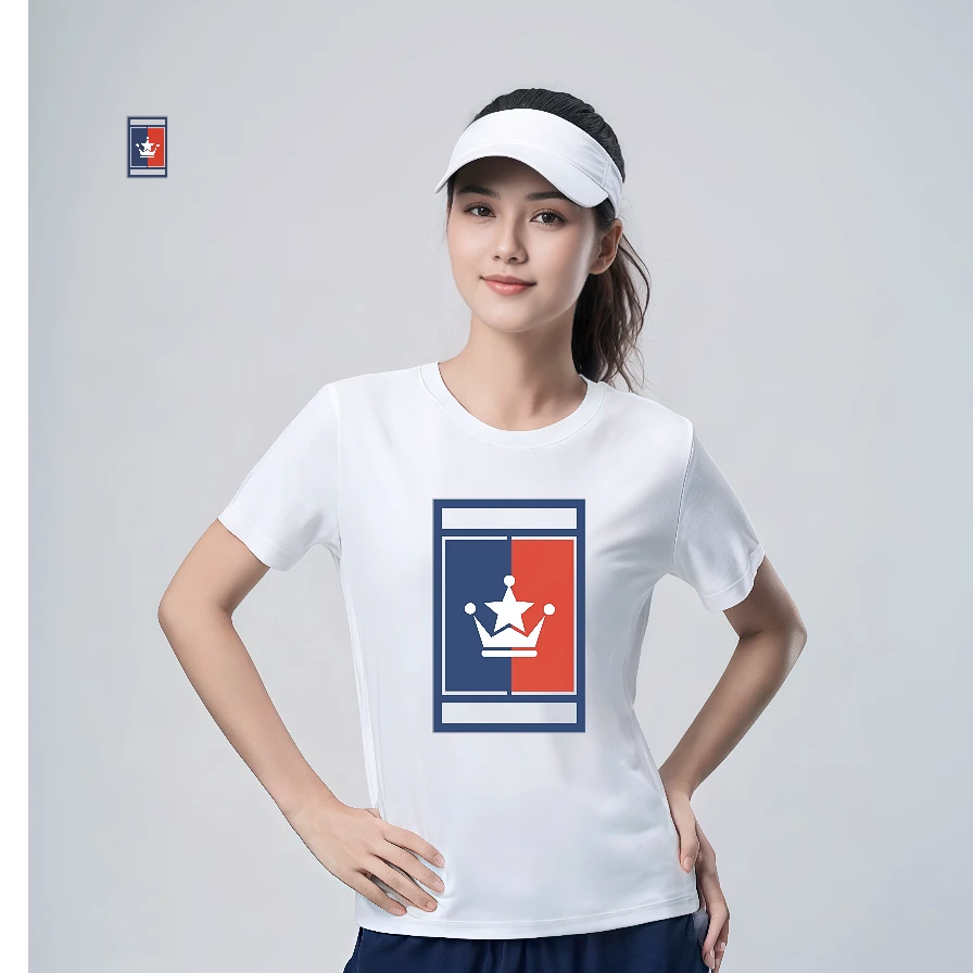网球速干T恤球场logo(女)