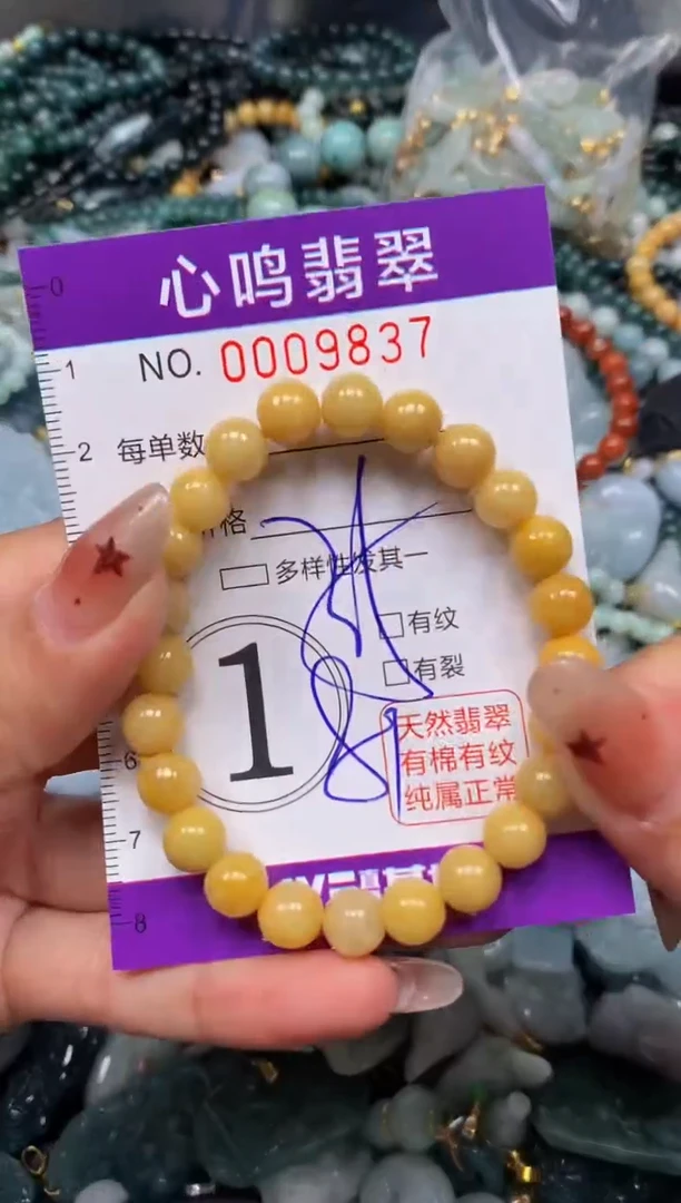 翡翠未镶嵌颈饰闪购009837