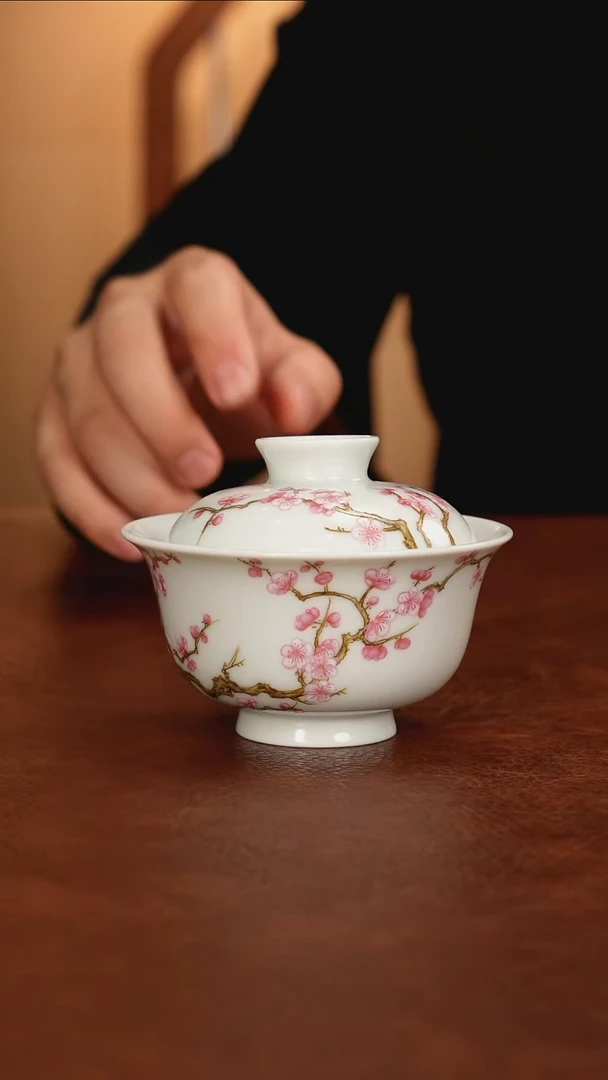景德镇瓷器，青花瓷手绘茶具~