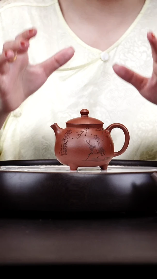 茶杯紫砂悦茗壶紫砂壶        37   （老槽青）