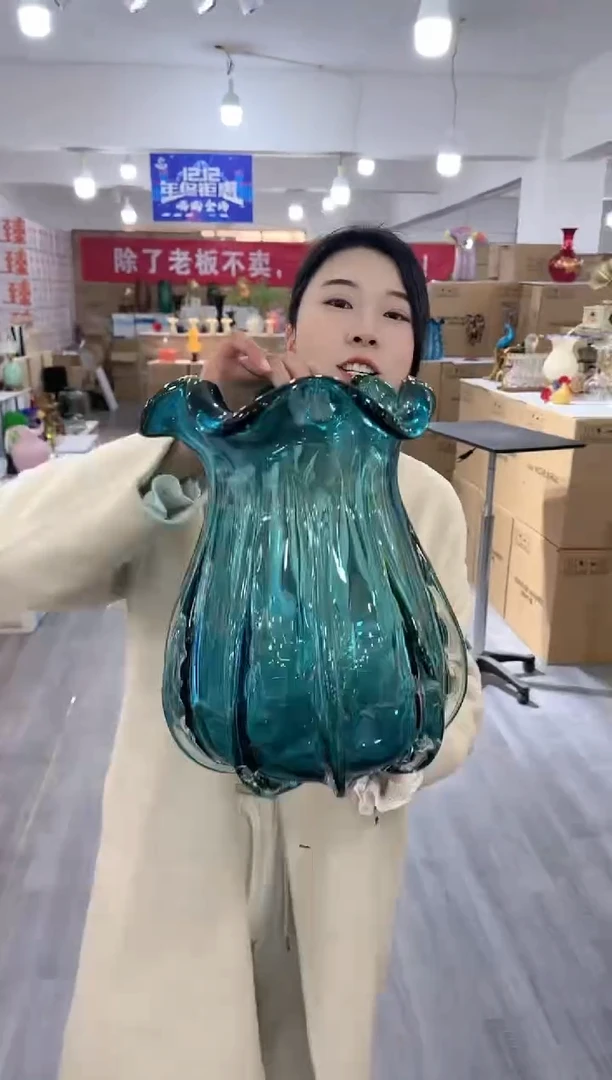 【闪购商品】琉璃瑞鸿花器早A-7