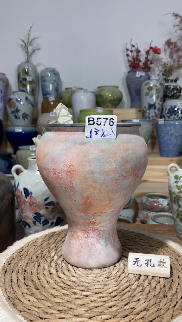 景德镇瓷韵陶瓷花盆   手工制品 完美主义者慎拍 B576