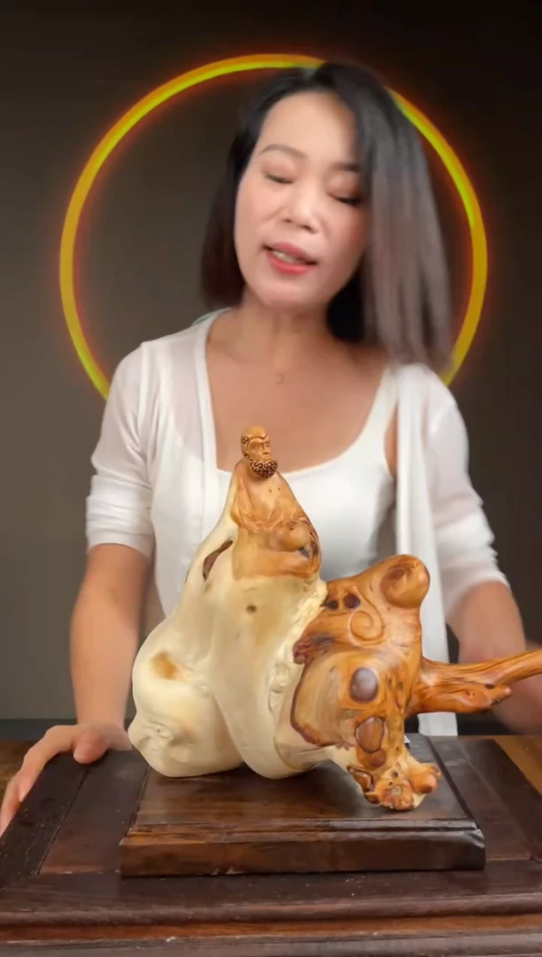 柏木（崖柏）手工摆件,先抢先得! 编号:40