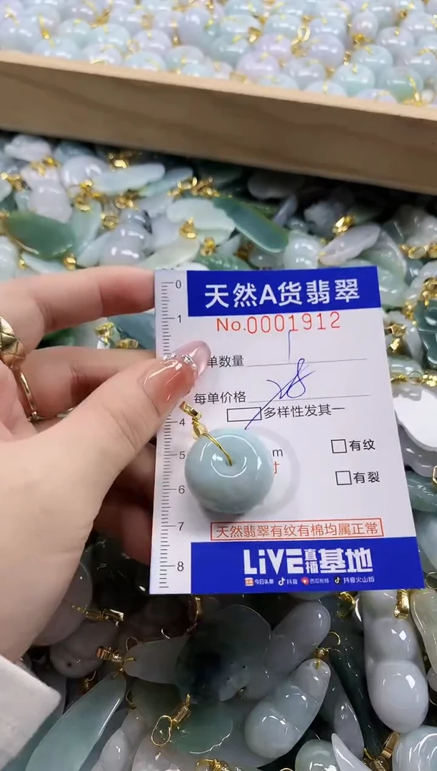 颈饰未镶嵌翡翠天然A货翡翠