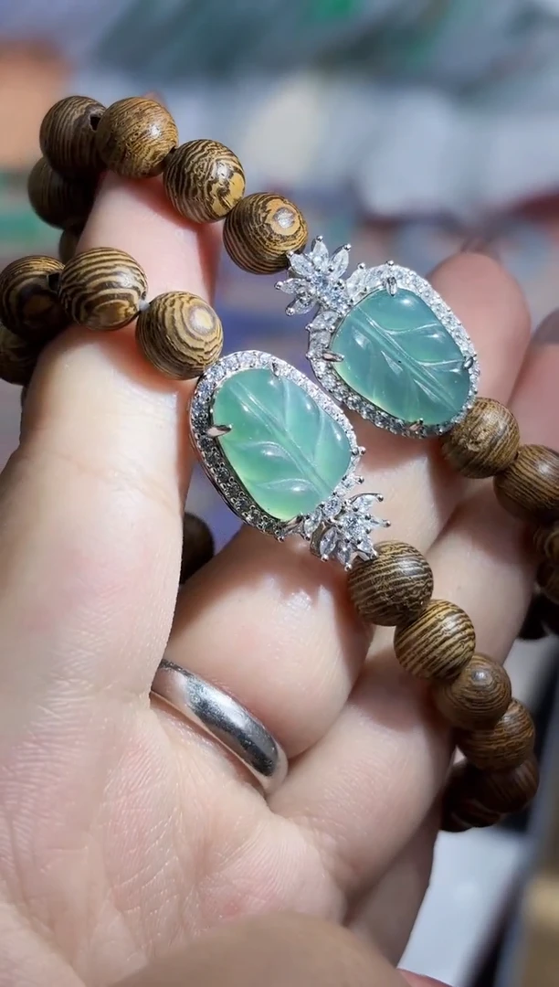 【闪购商品】翡翠手链银S925镶嵌多样性发其一