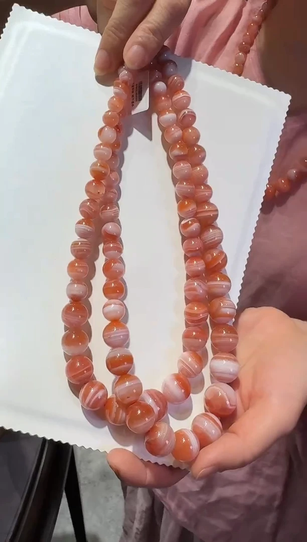 南红玛瑙未镶嵌颈饰34【】多样性发一