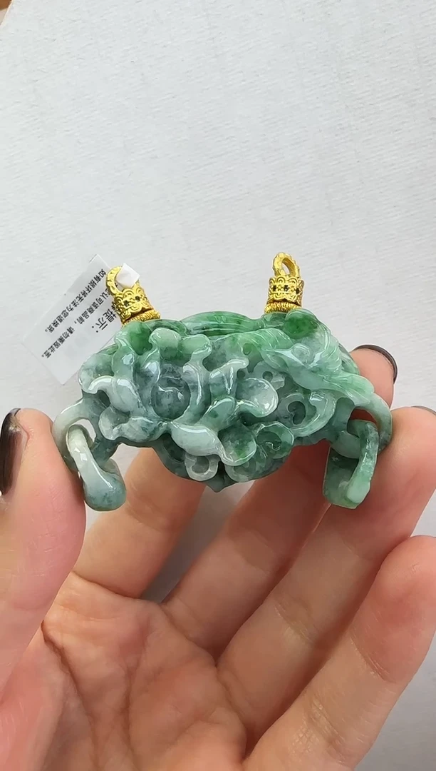 颈饰未镶嵌翡翠国风翡翠