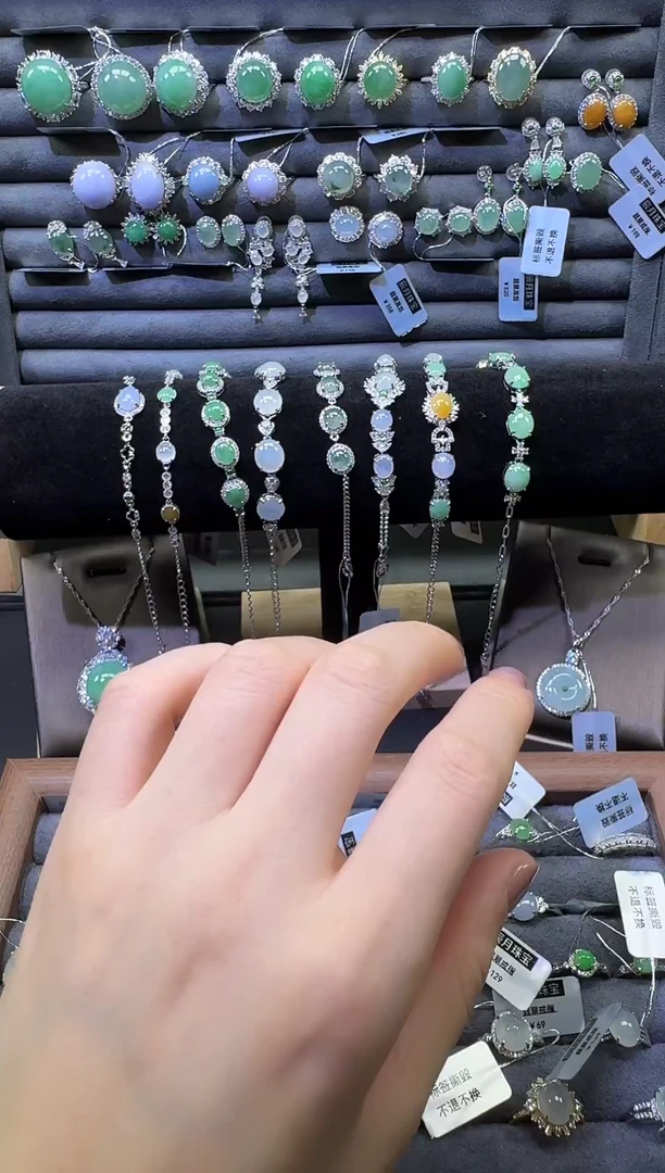 未镶嵌戒指翡翠翡翠戒指865