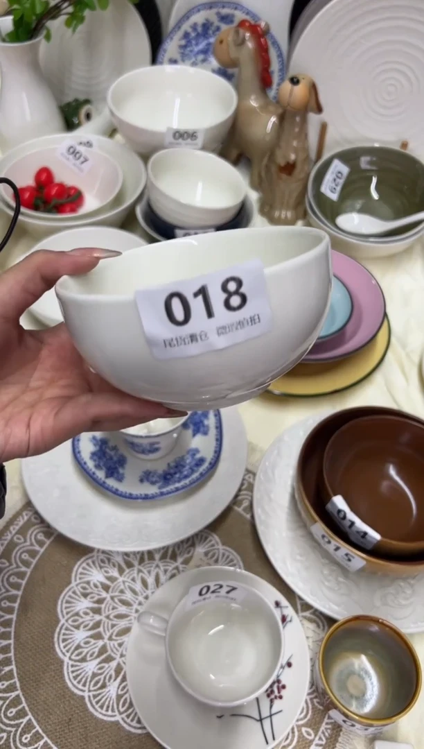 新骨瓷018-2瑕疵 暖白5寸胖胖碗 2只装