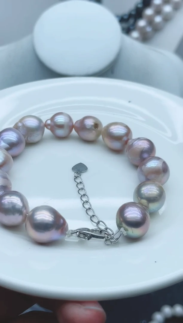 【闪购商品】淡水珍珠颈饰钛钢1