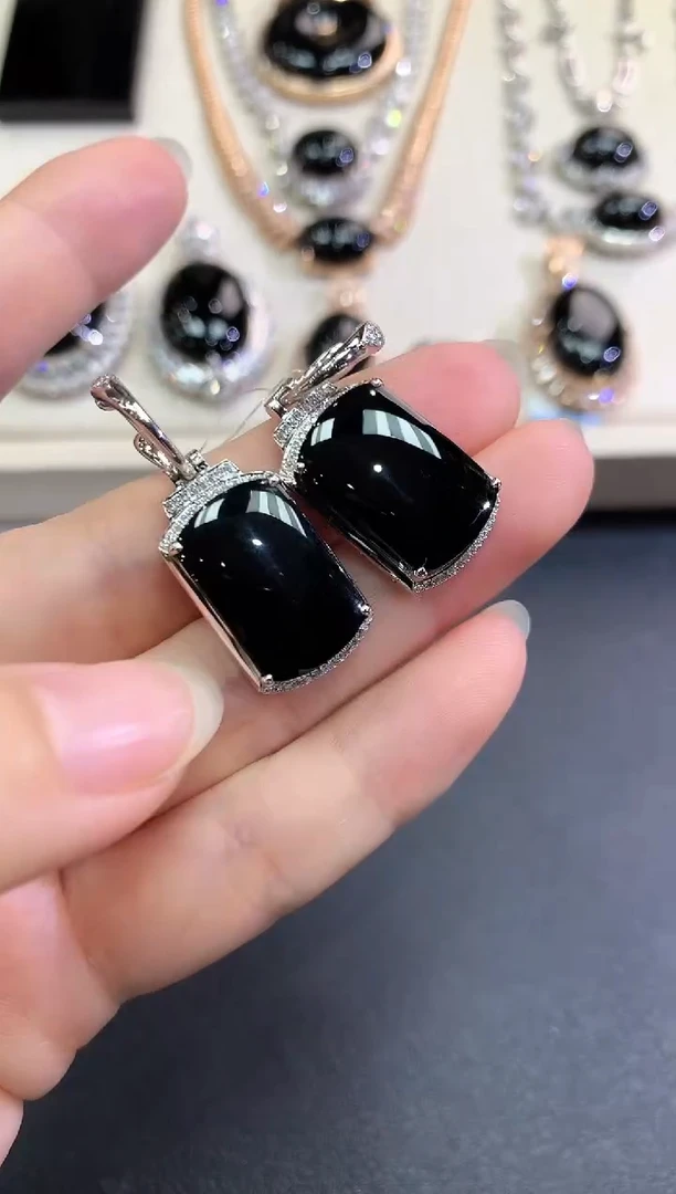 【闪购商品】翡翠耳饰18K金镶嵌C98 不退换