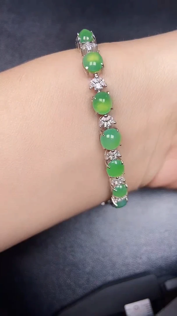 银S925镶嵌戒指翡翠2150