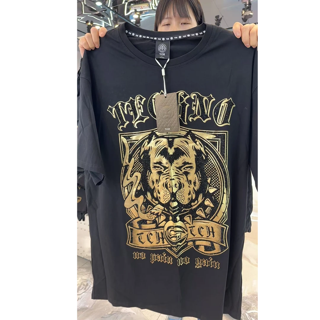 TCH服饰潮牌时尚百搭短袖T恤T1A211WTS041