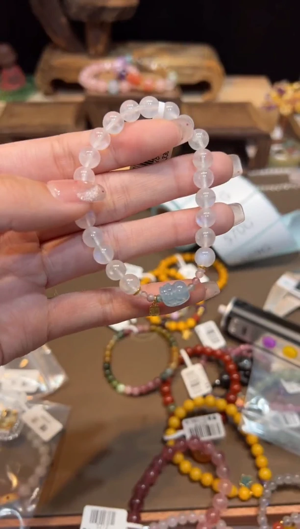 【闪购商品】长石手链未镶嵌手饰@@