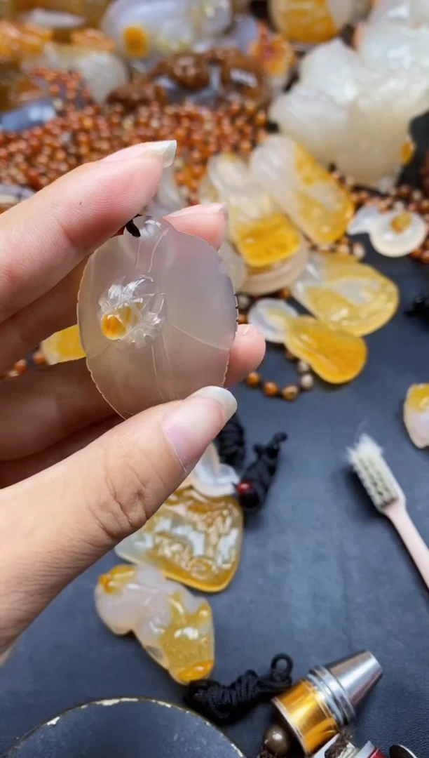未镶嵌1玛瑙/玉髓宝**姥ll