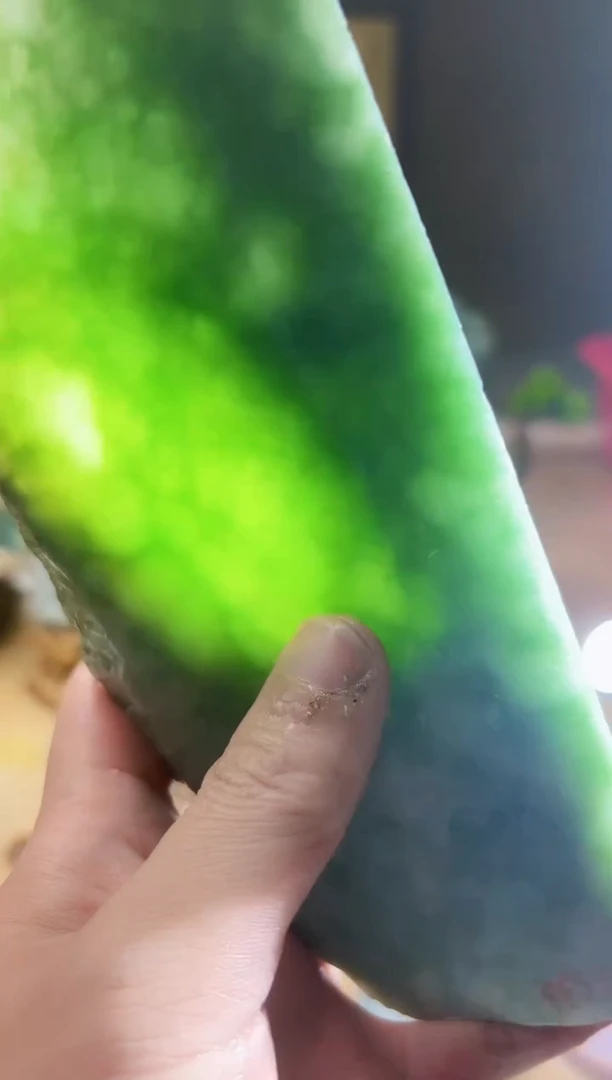 翡翠挂件未镶嵌A货张麦A909