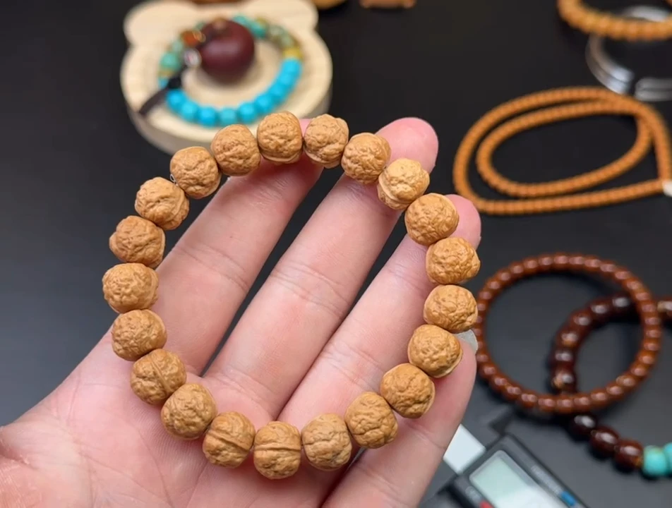 手串猴头核桃全品猴头蛤蟆头1.1单圈