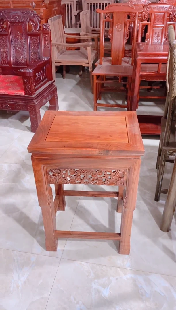 花梨木类成套家具处理刺猬紫檀角几长48宽38高70