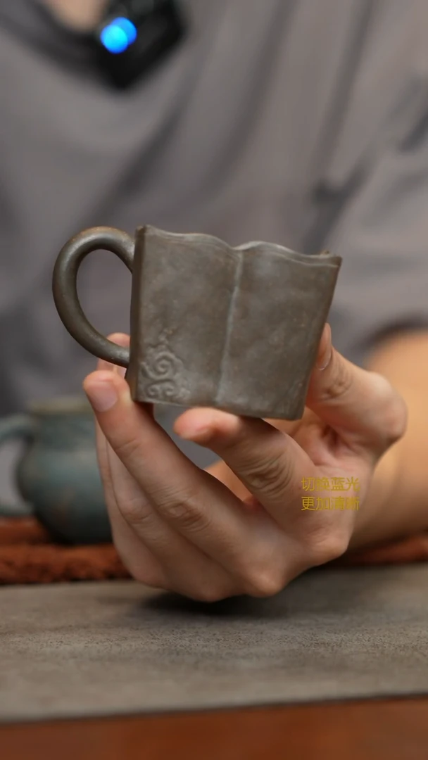 茶壶紫砂新品把杯还原烧