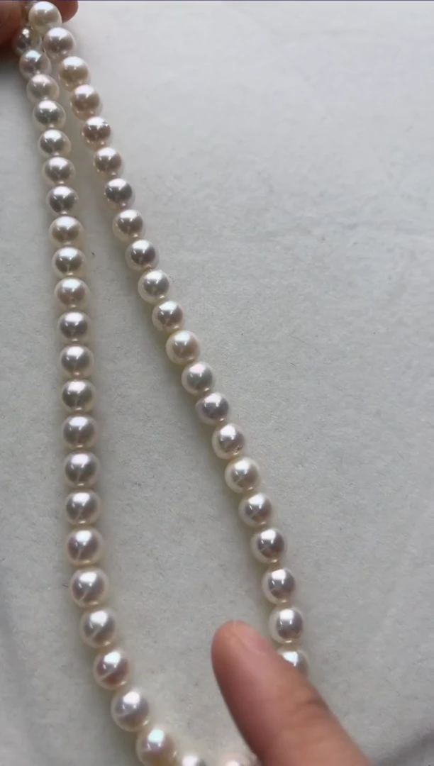 【闪购商品】海水珍珠项链银S925镶嵌th6772项链