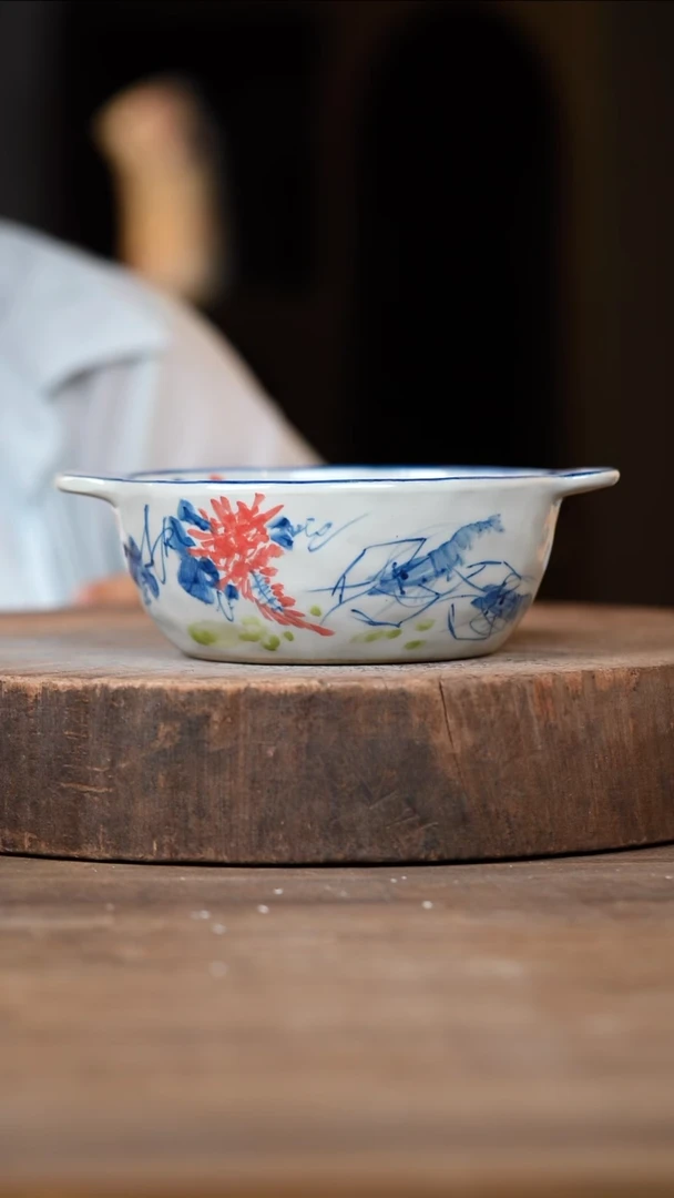 瓷片景德镇高温釉下彩（食品级）