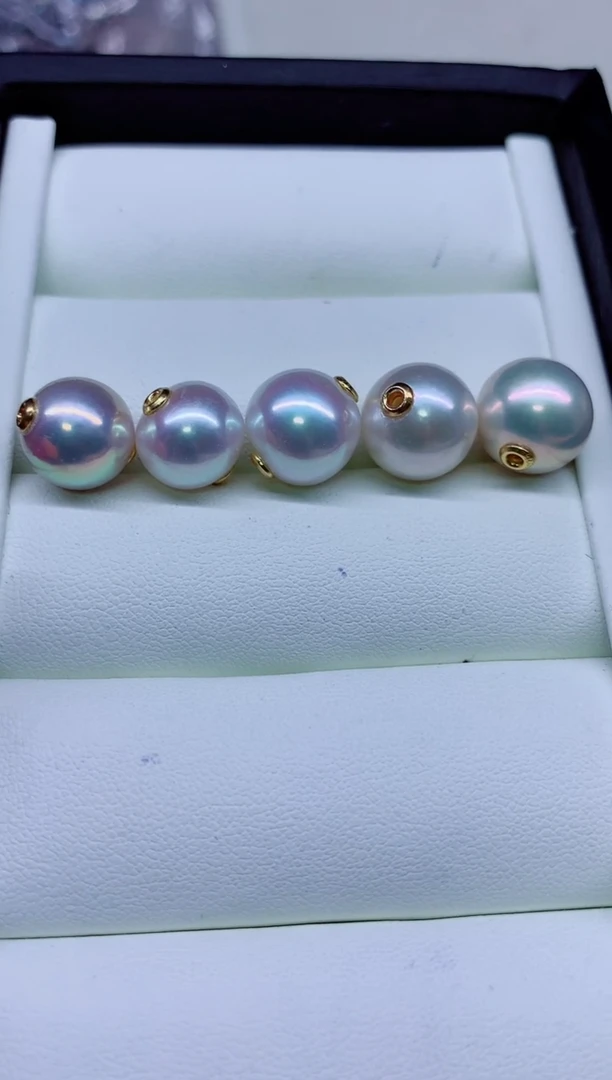 淡水珍珠银S925镶嵌吊坠(不含链)多样性发其一，非无暇