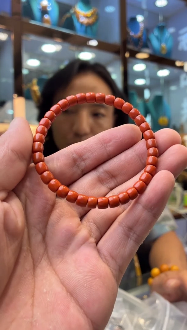 未镶嵌手串南红玛瑙噶玛珠宝