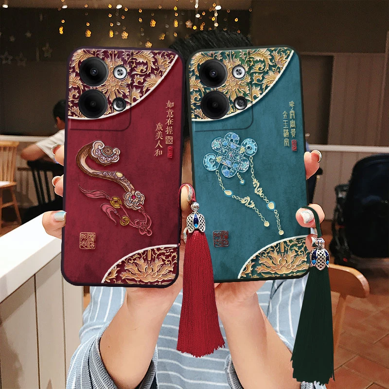 立体浮雕适用oppo手机壳reno15故宫findx9如意14过年13寓意12红x8