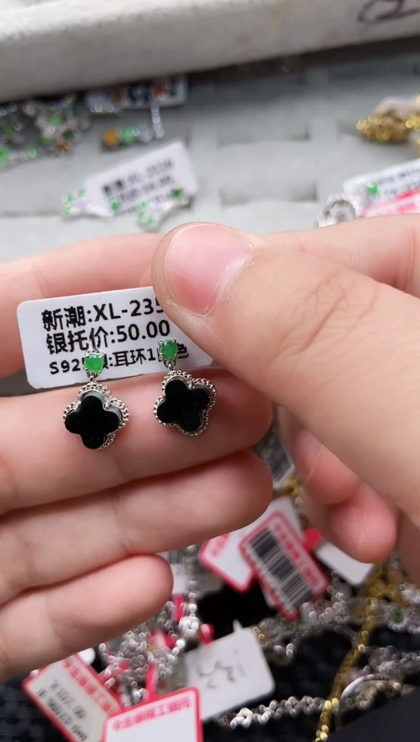 【闪购商品】翡翠戒指银S925镶嵌3333333-3