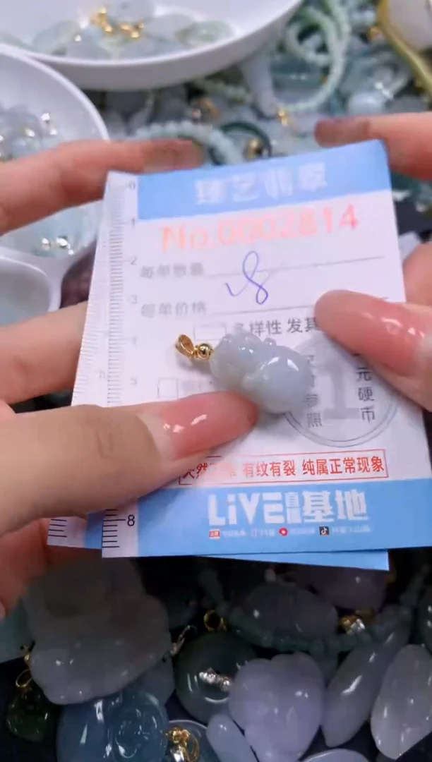 翡翠未镶嵌吊坠(不含链)2814