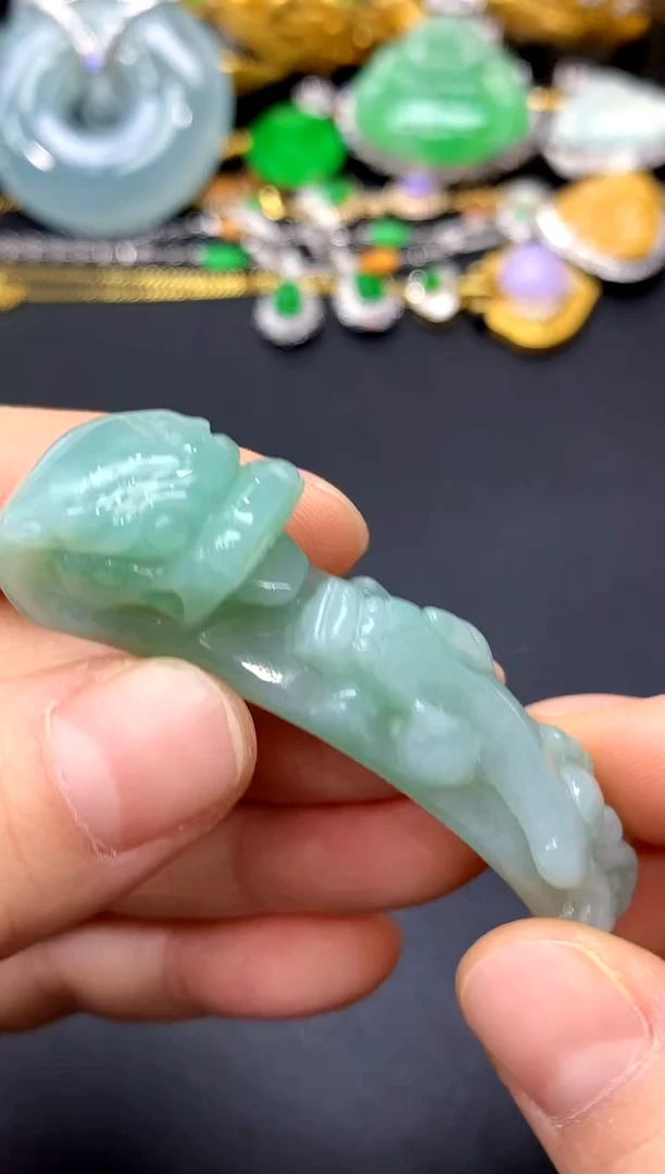 颈饰未镶嵌翡翠65-中国好珍宝