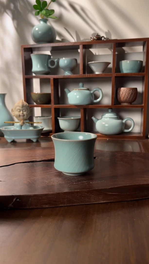 【闪购商品】壶清凉寺仿古釉色束腰马蹄杯