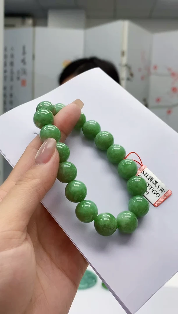 定制翡翠未镶嵌4852lr-毛货手串49