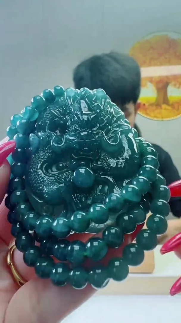 颈饰未镶嵌翡翠天然A货翡翠  多样性随机发其一