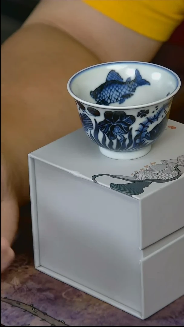 杯手工手绘杯杯很美丽