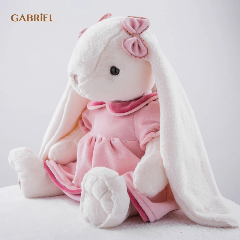 伽百利Gabriel毛绒玩具兔子公仔布娃娃睡觉儿童玩具玩偶生日礼物