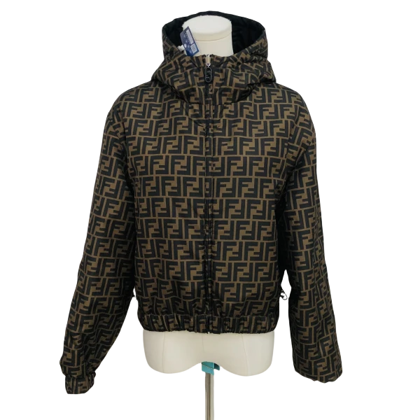 妃鱼/芬迪/聚酯纤维/外套/95新/Z88