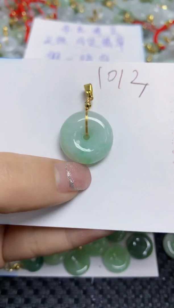 【闪购商品】翡翠颈饰合金天然A货翡翠